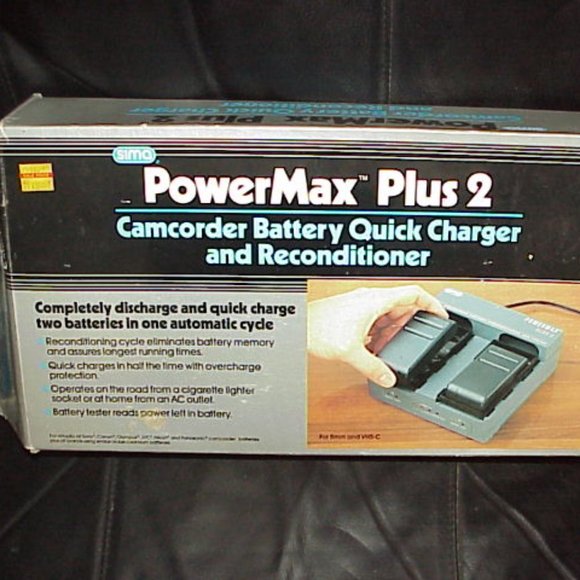 VTG PowerMax Plus 2 Camcorder Battery Quick Charger & Reconditioner 6V/7.2v/9.6V - Picture 1 of 10